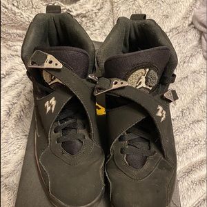 Black Chrome Jordan 8 Unisex
